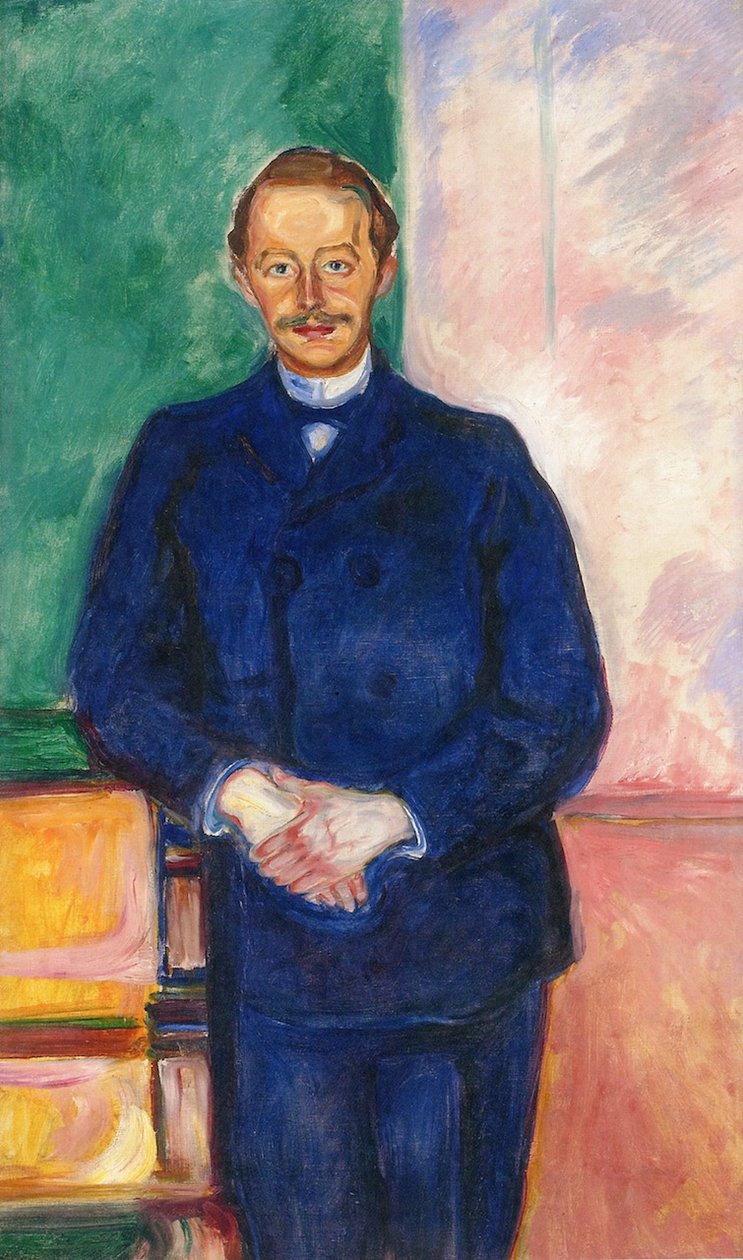 Dr. Max Linde in abito da marinaio da Edvard Munch