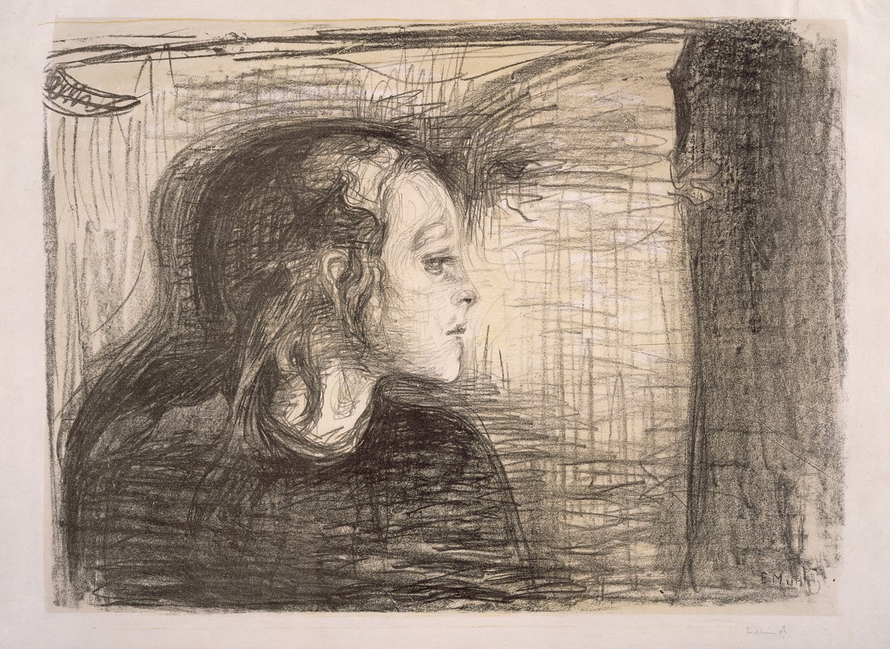 La ragazza malata da Edvard Munch