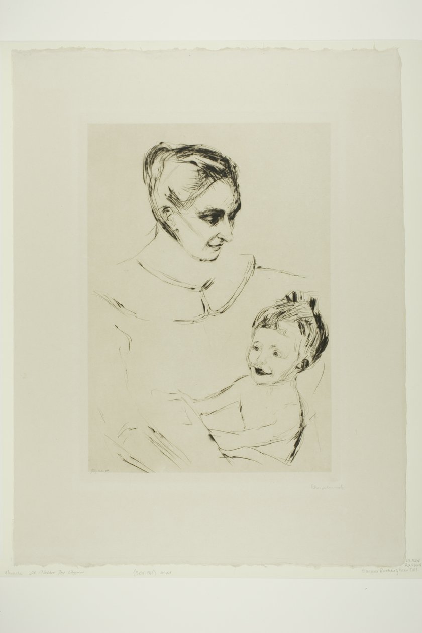 La gioia di una madre da Edvard Munch