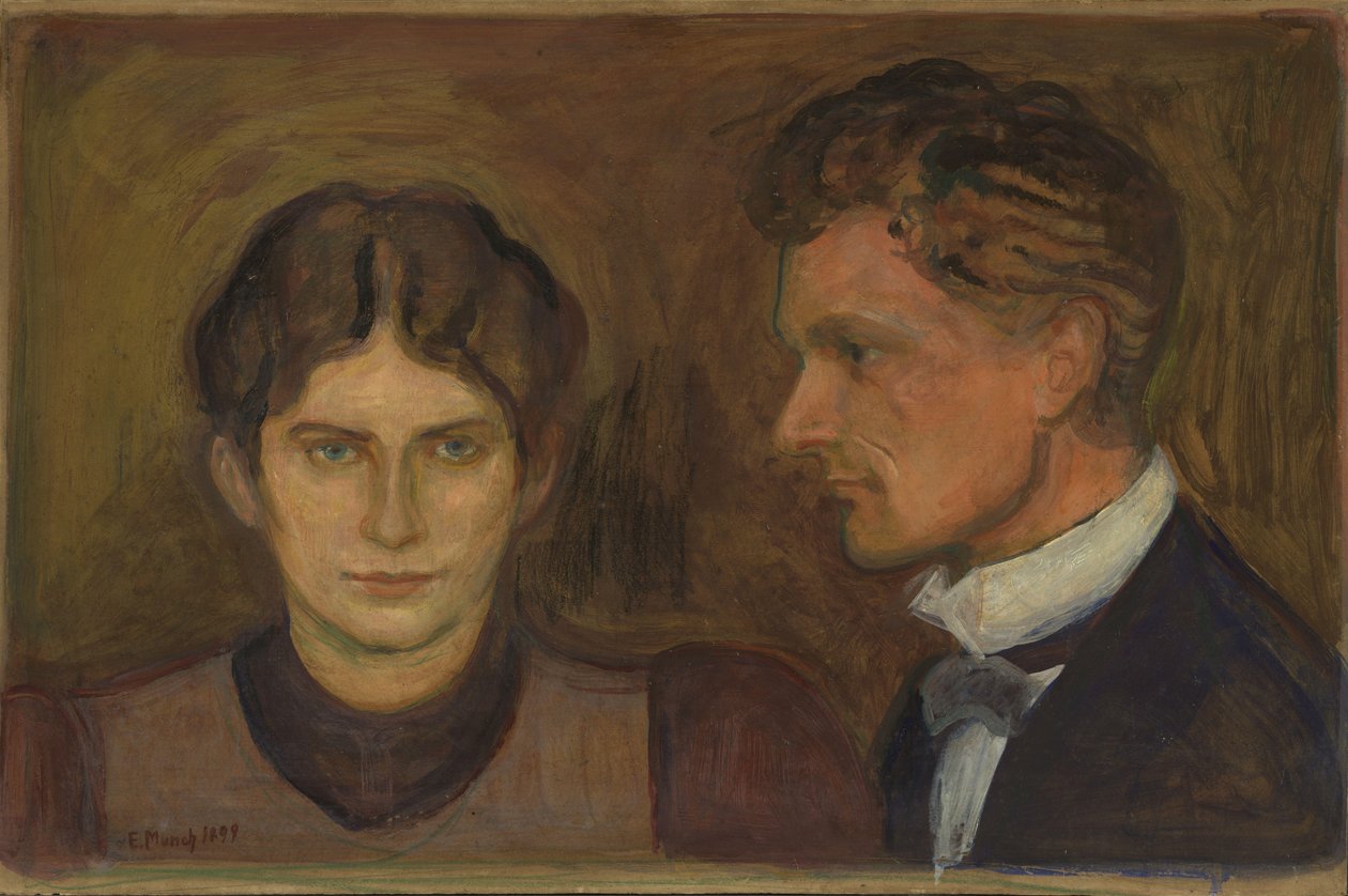 Aase e Harald Norregaard da Edvard Munch