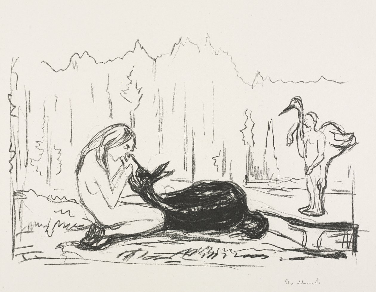 Alfa e Omega: La moglie Omega e l’asino da Edvard Munch