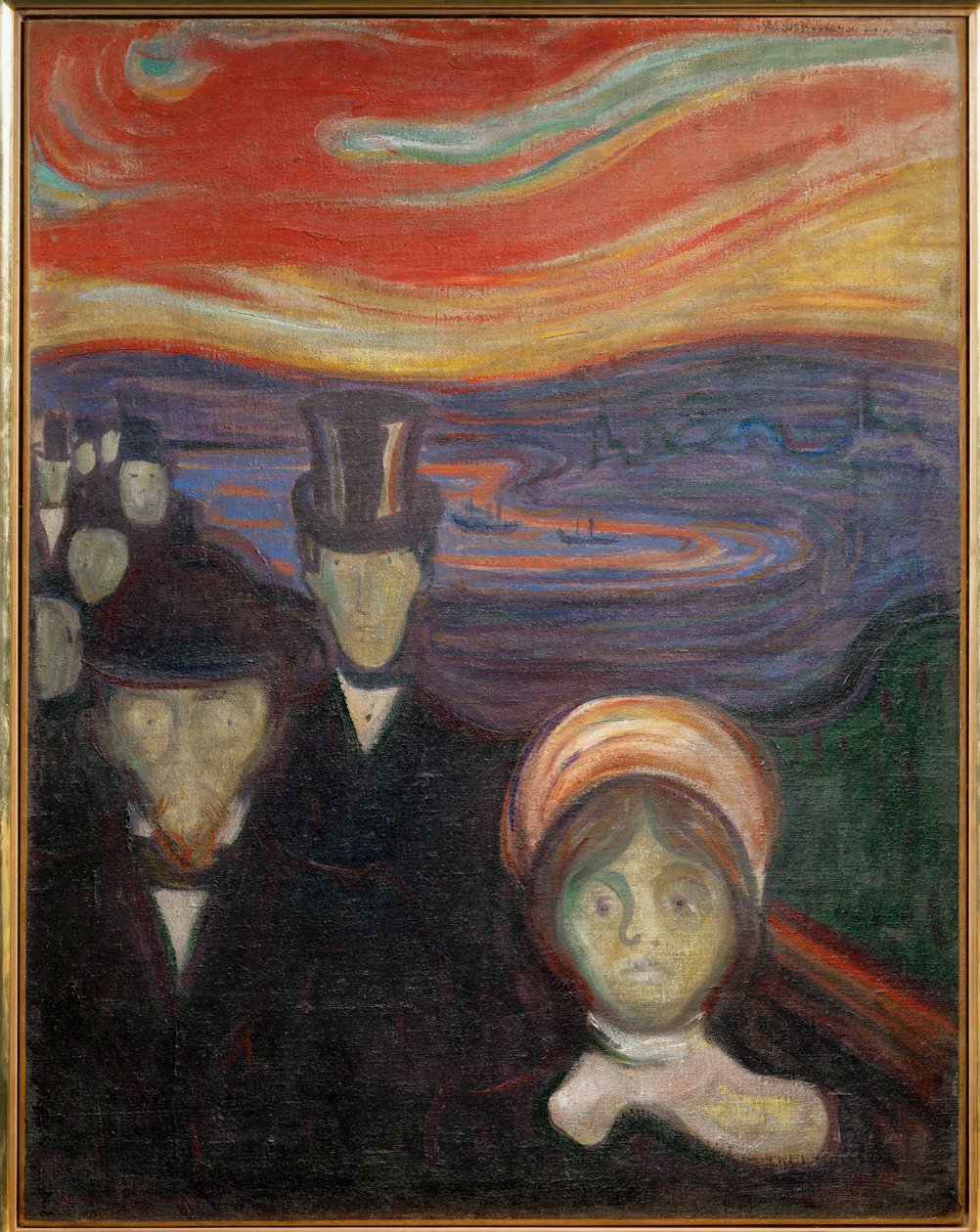 Ansia (olio su tela) da Edvard Munch