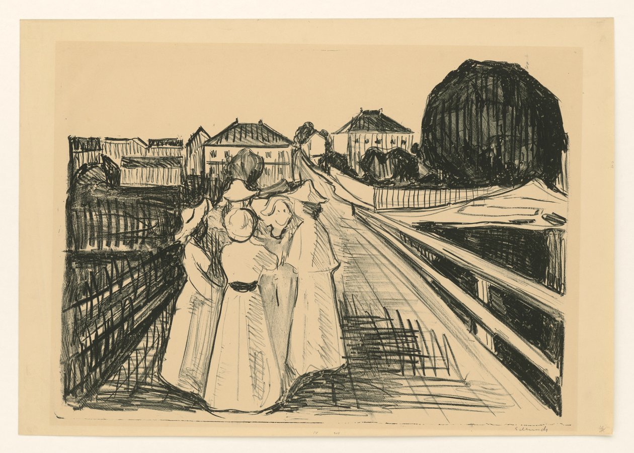Sul ponte da Edvard Munch
