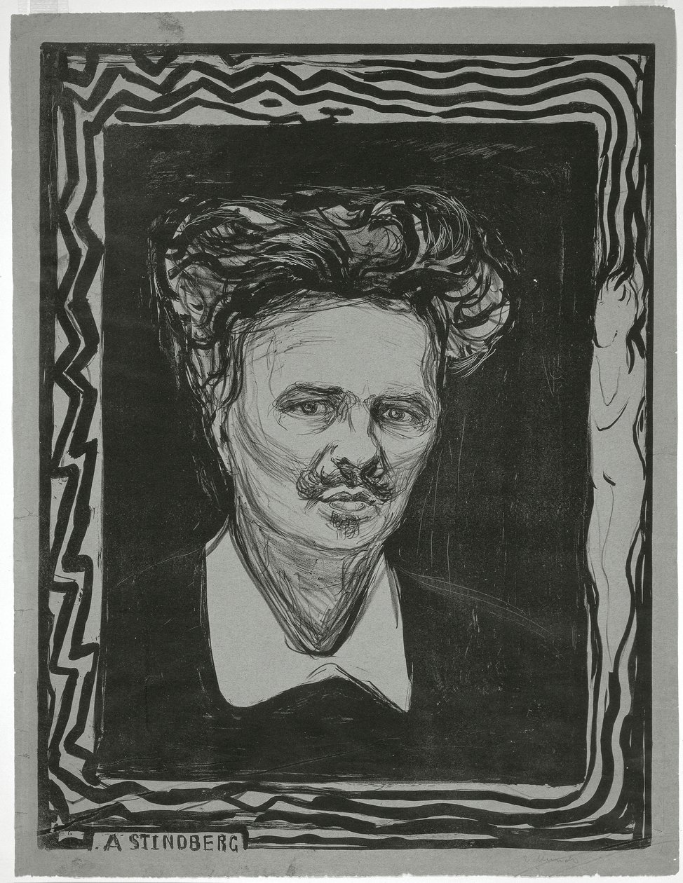 August Strindberg da Edvard Munch
