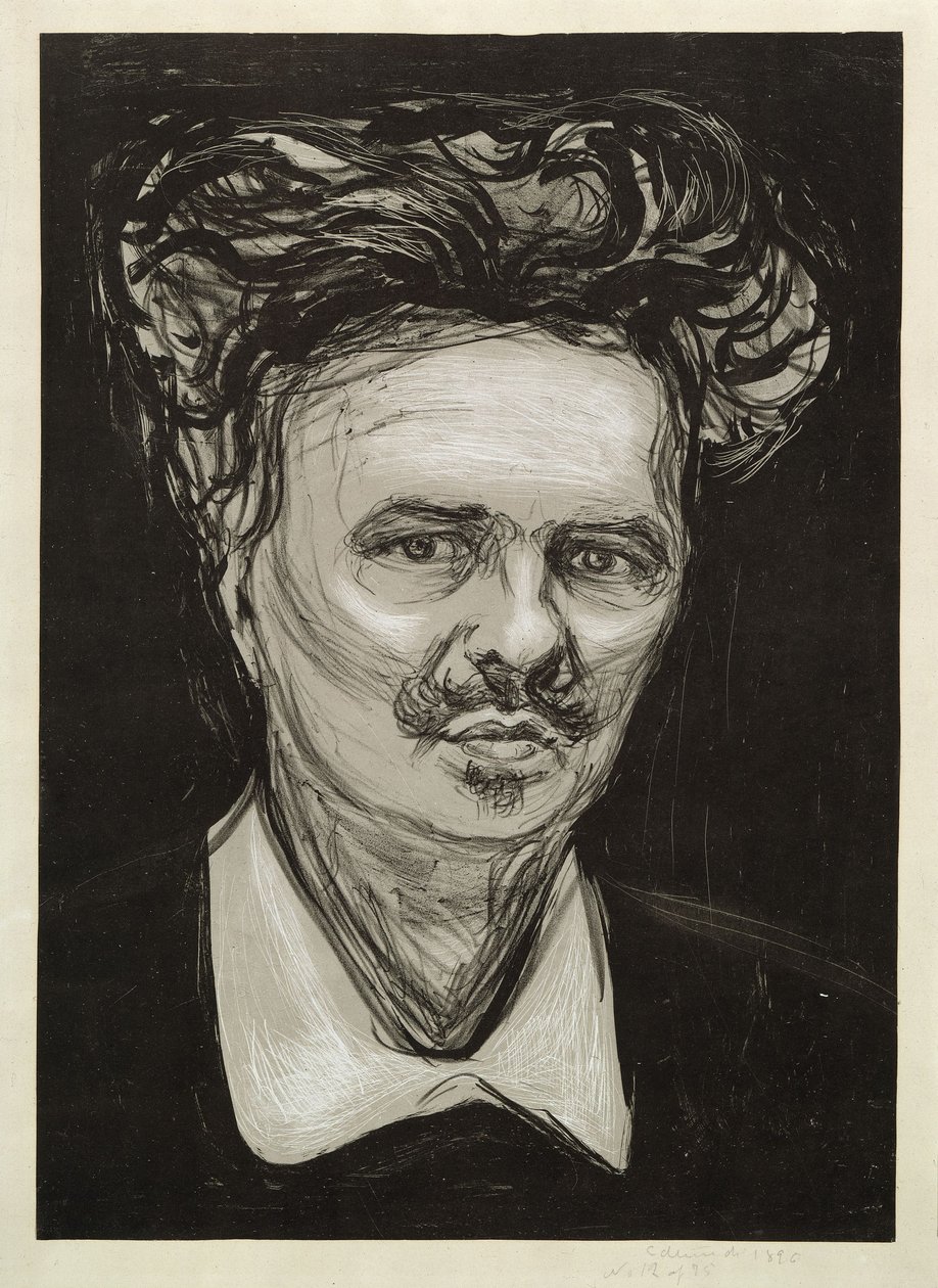 August Strindberg da Edvard Munch