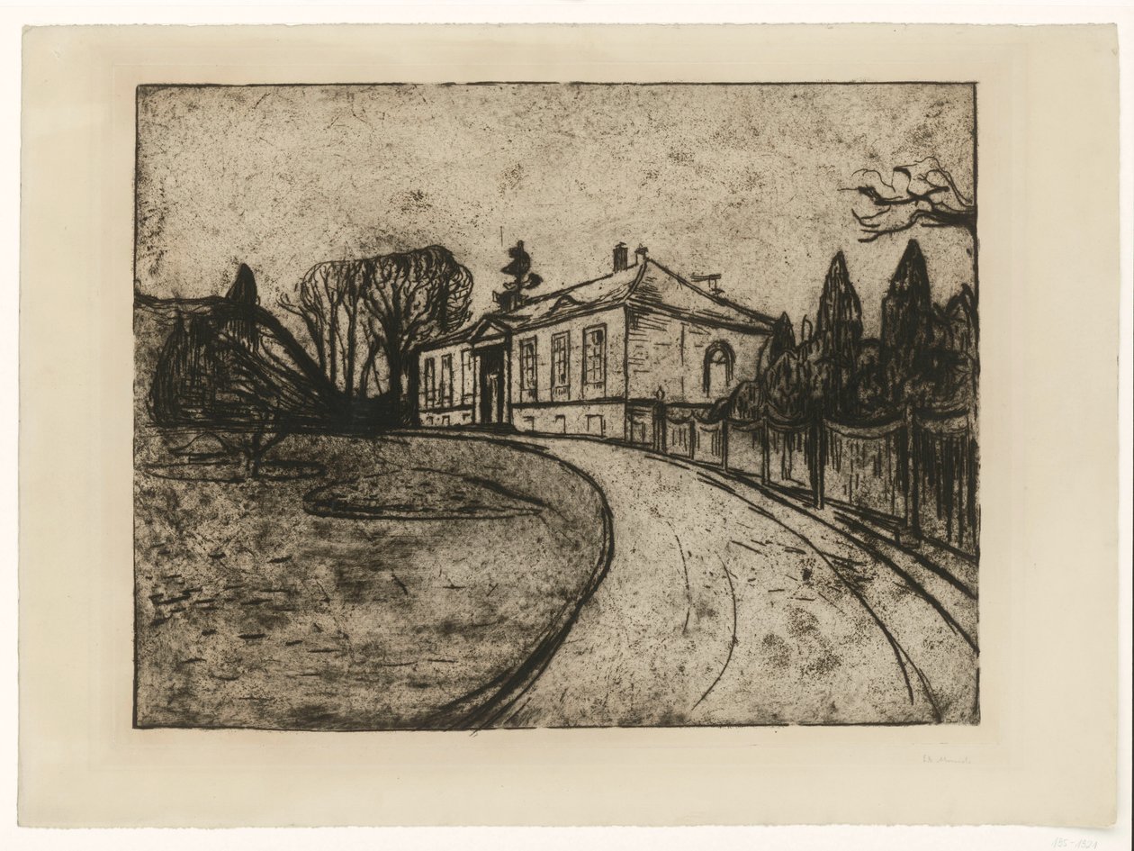 Dalla cartella "Dalla casa di Max Linde": La casa da Edvard Munch