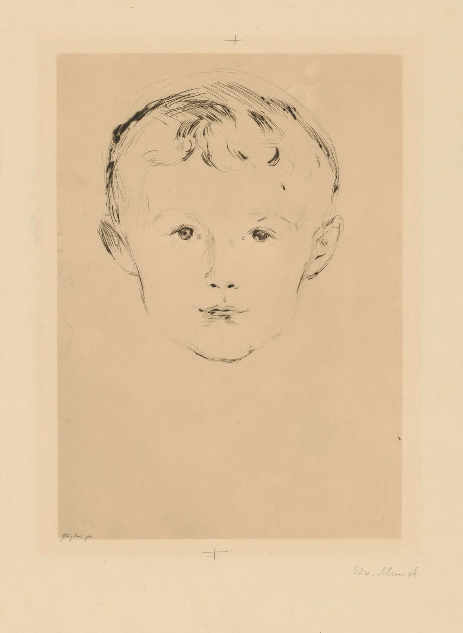 Dalla raccolta “Dalla casa di Max Linde”: Theodor Linde da Edvard Munch