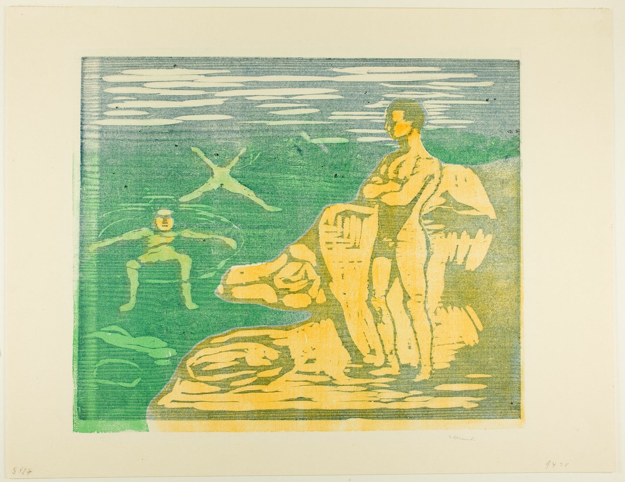 Ragazzi che Fanno il Bagno da Edvard Munch