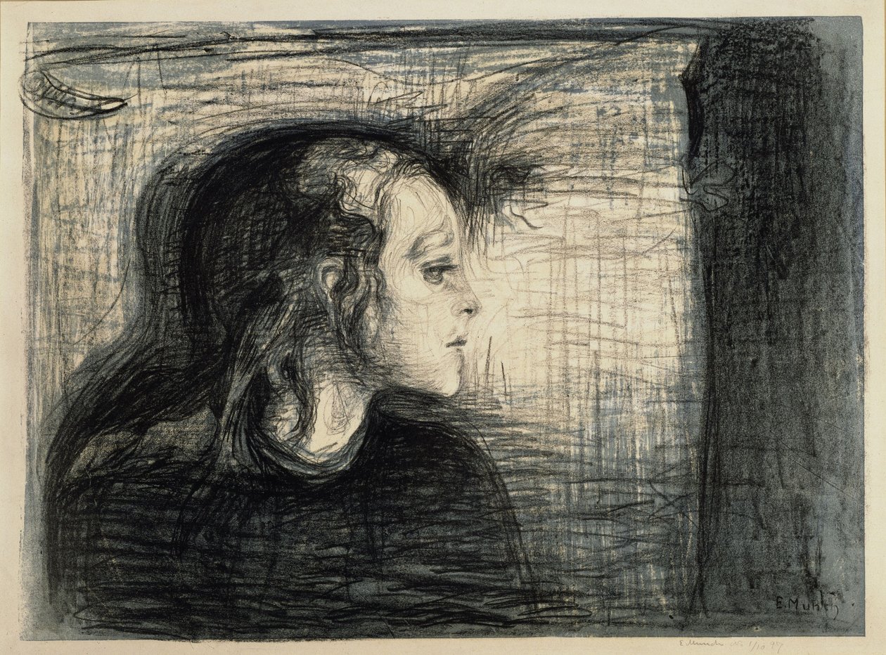 Il bambino malato I da Edvard Munch