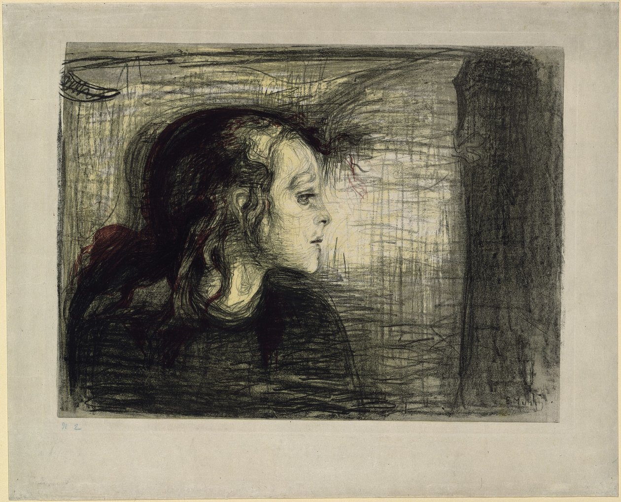 Il bambino malato I da Edvard Munch