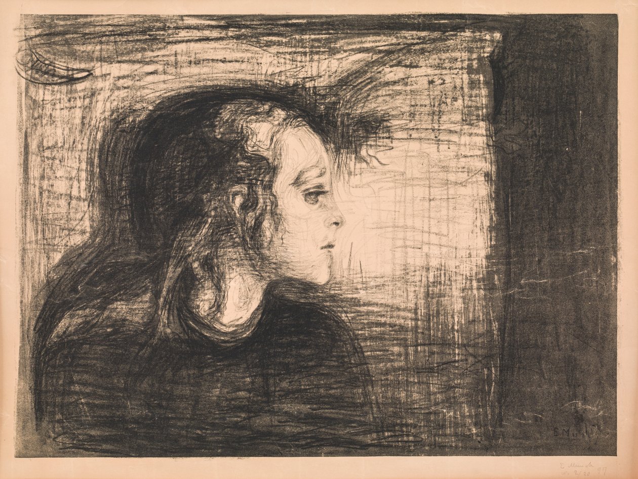 La ragazza malata da Edvard Munch