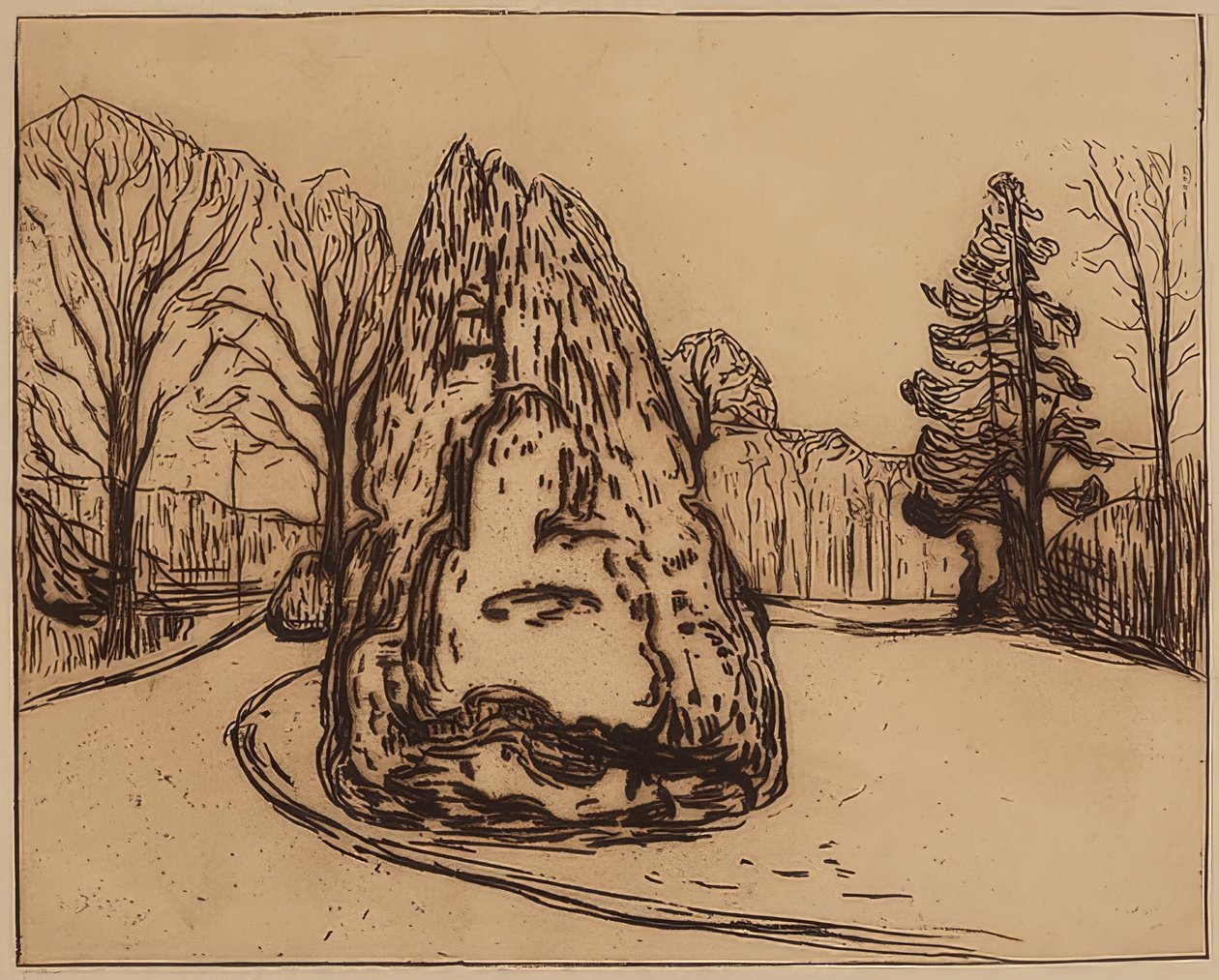 Il giardino da Edvard Munch