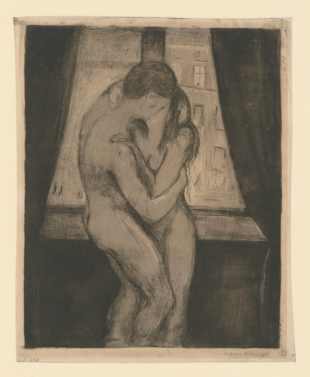 Il bacio da Edvard Munch