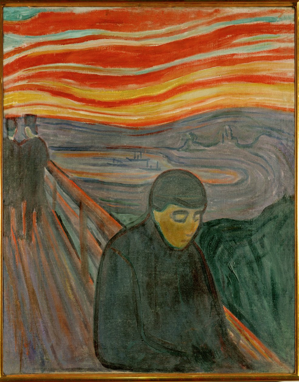 Disperazione (olio su tela) da Edvard Munch