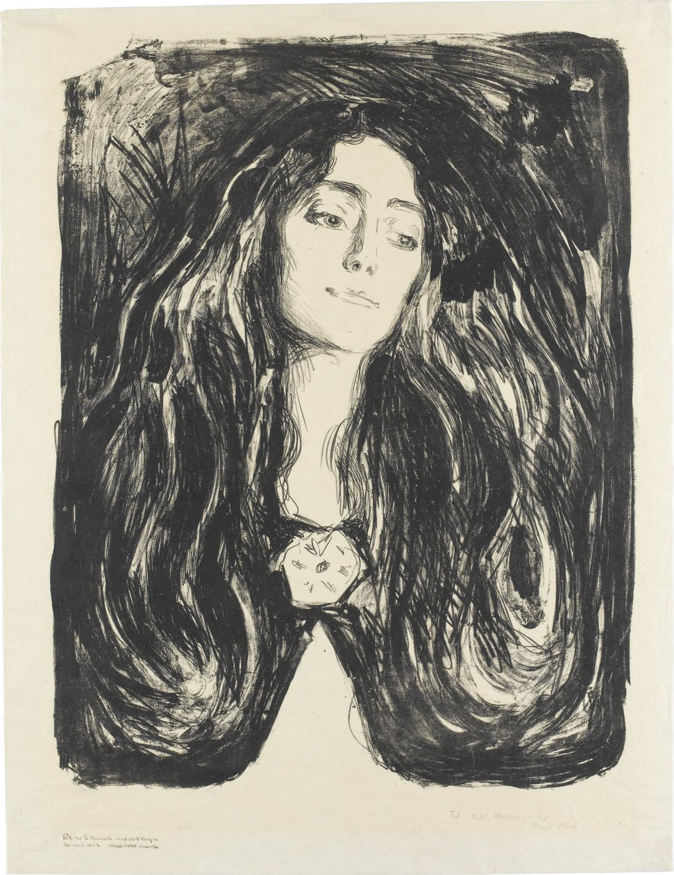 La spilla. Eva Mudocci da Edvard Munch