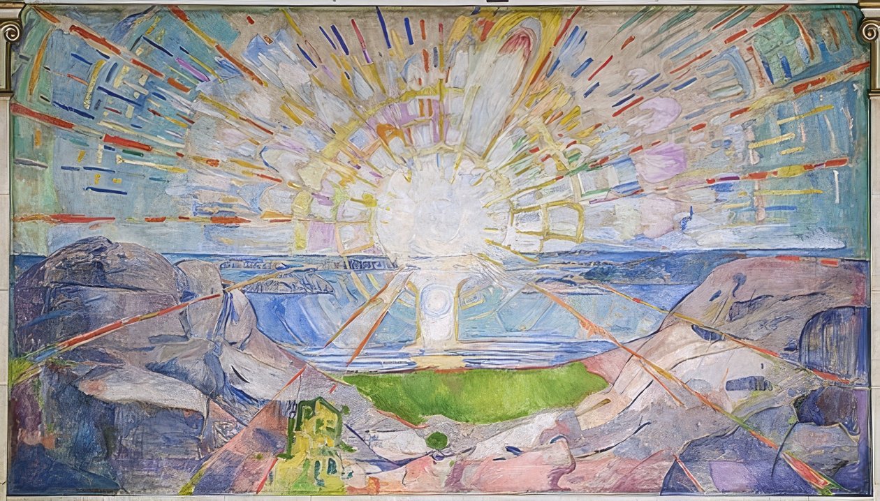 Il sole da Edvard Munch