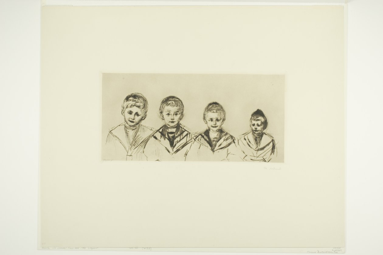 I quattro figli del dottor Linde da Edvard Munch