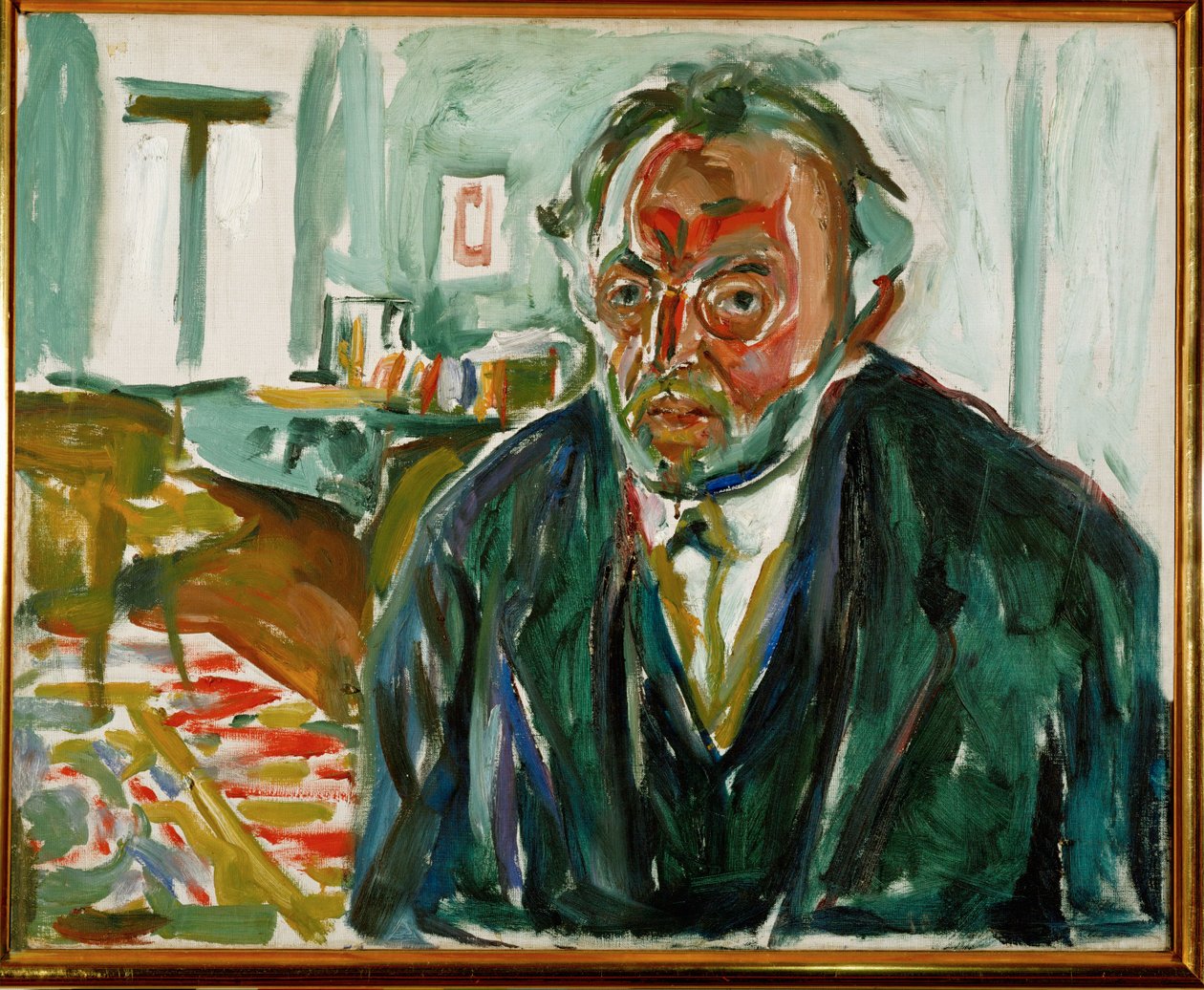 Edvard Munch, autoritratto dopo l