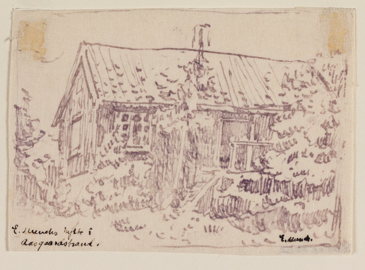 La baita di Edvard Munch ad Åsgårdstrand da Edvard Munch