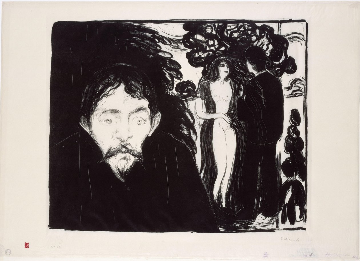 Gelosia II (grande) da Edvard Munch