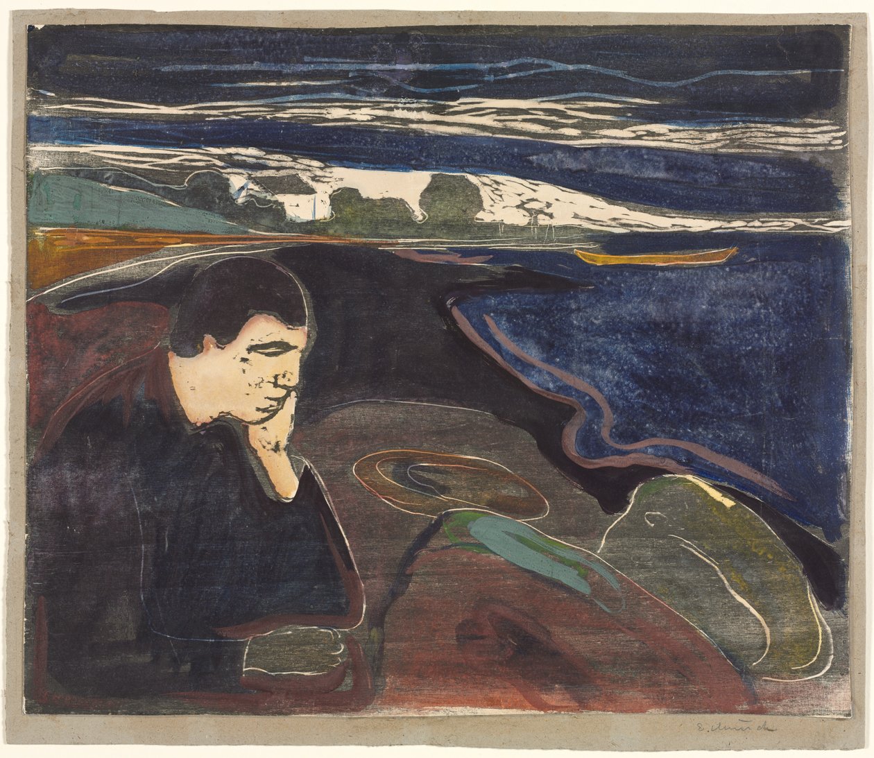 Buonasera, Malinconia I da Edvard Munch