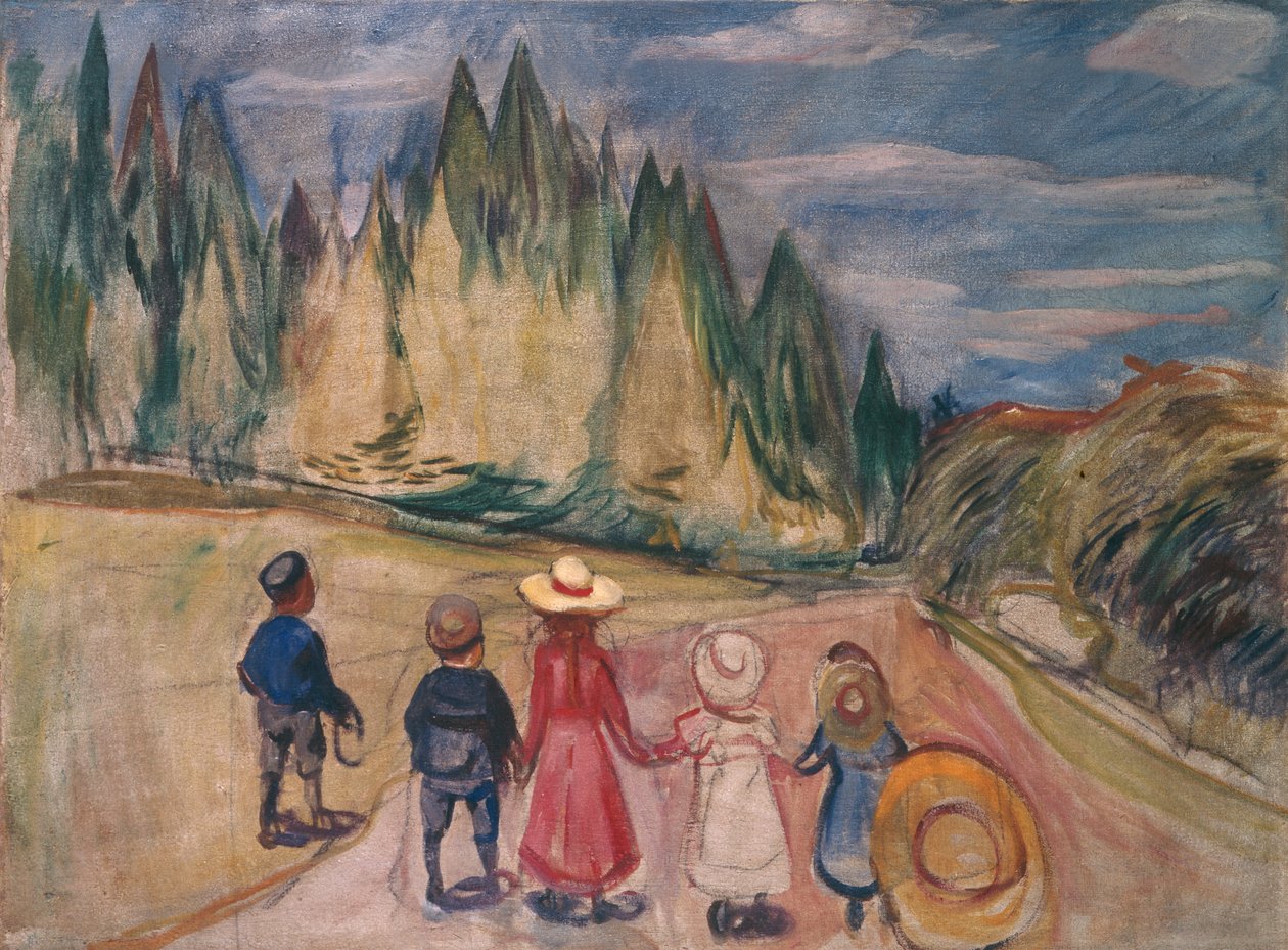 Il bosco delle fiabe da Edvard Munch