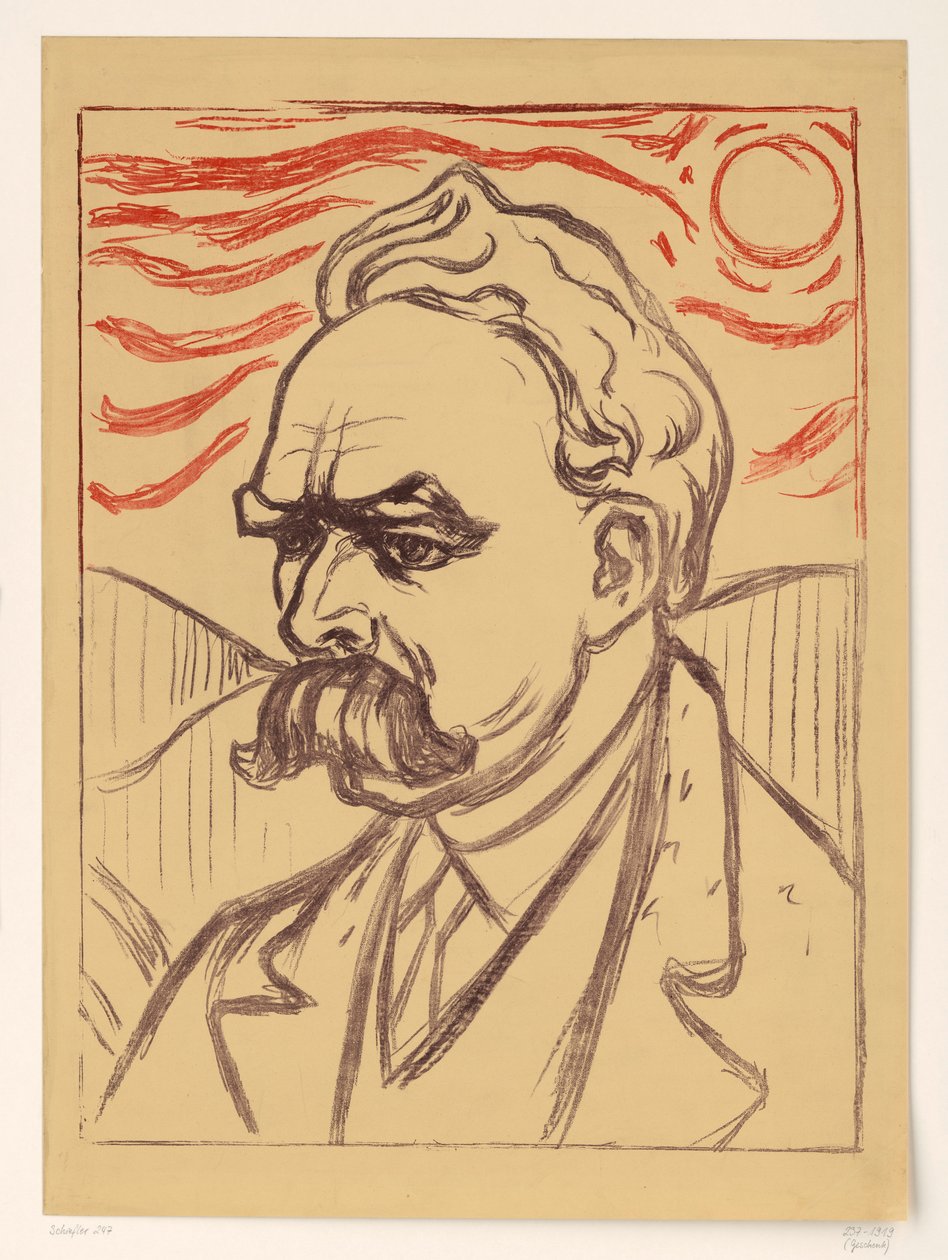 Friedrich Nietzsche da Edvard Munch