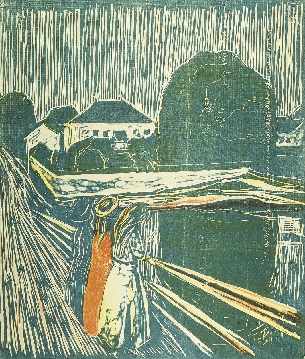 Ragazze sul ponte da Edvard Munch