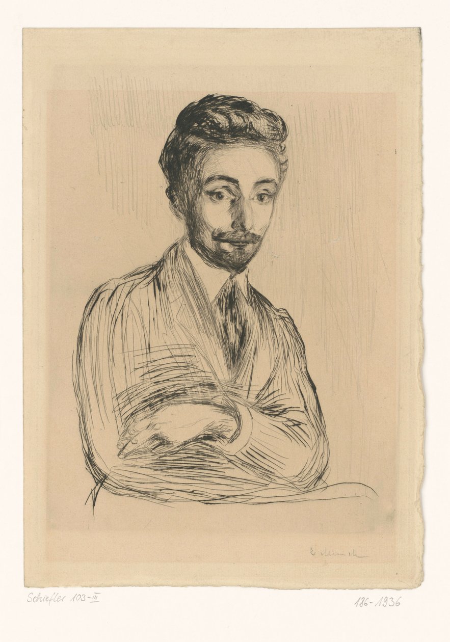 Helge Rode da Edvard Munch