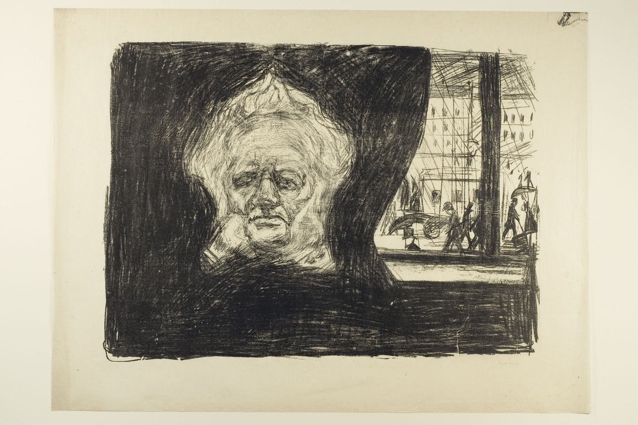 Henrik Ibsen al Grand Café da Edvard Munch