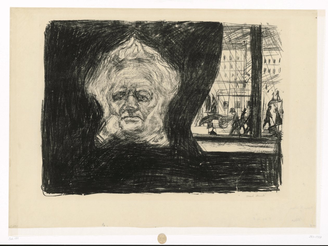 Henrik Ibsen al bar del Grand Hotel da Edvard Munch