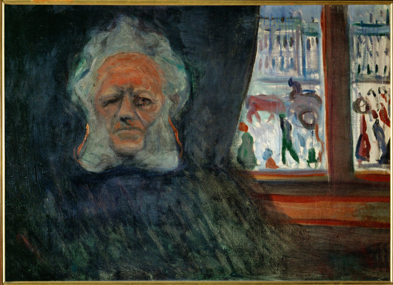 Henrik Ibsen, poeta. 1898 (olio su tela) da Edvard Munch