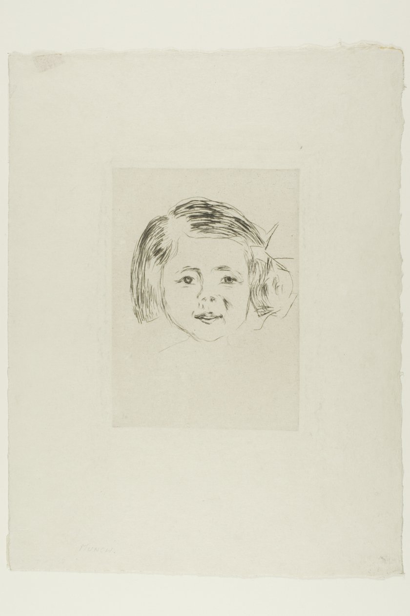 La figlia di Herbert Esche da Edvard Munch