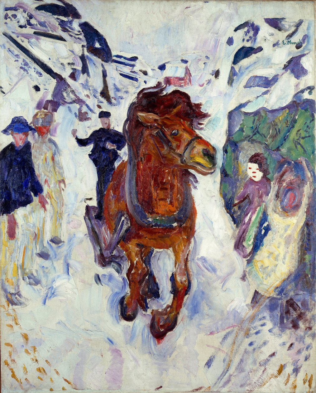 Galoppo del cavallo da Edvard Munch