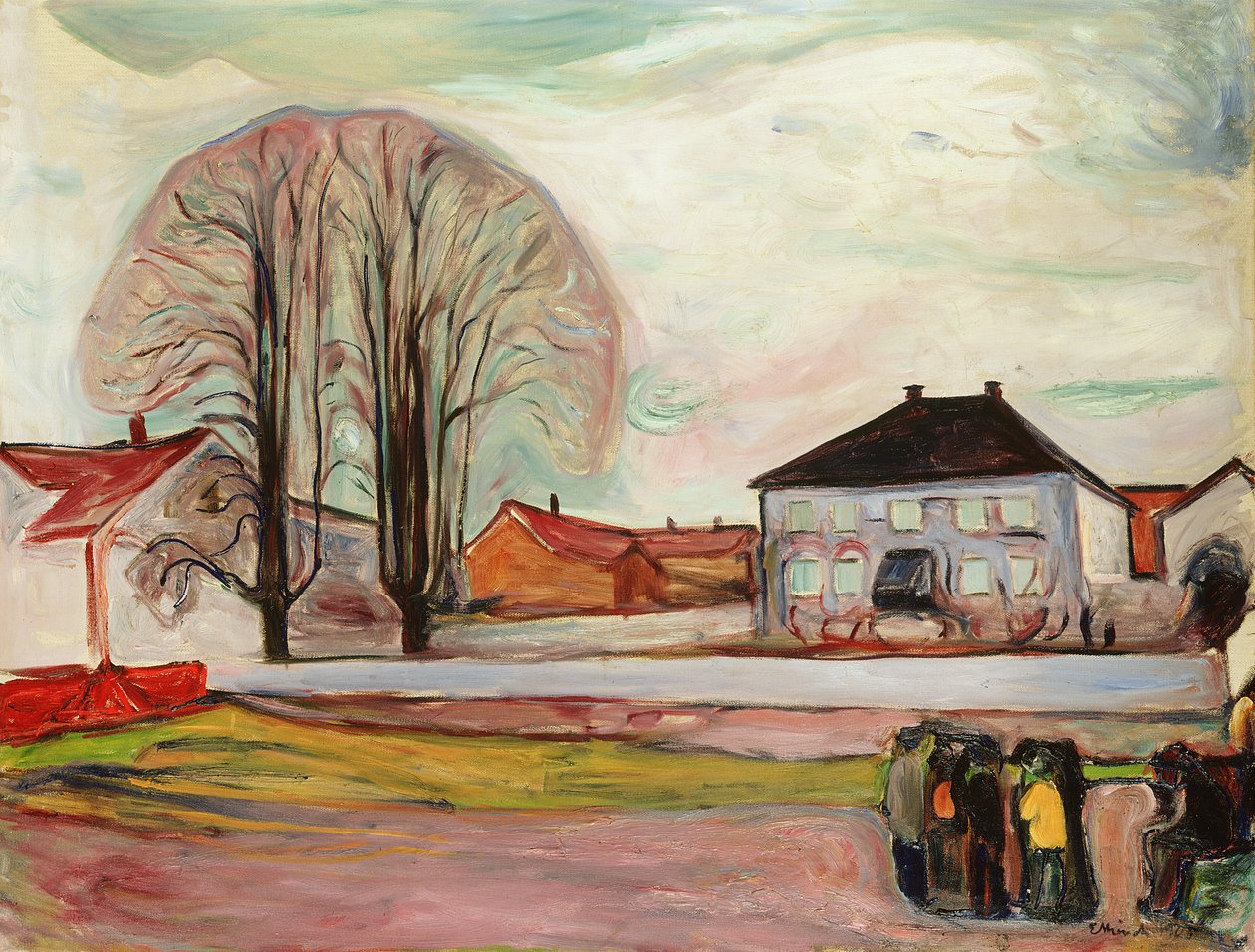 Casa ad Aasgaardstrand da Edvard Munch