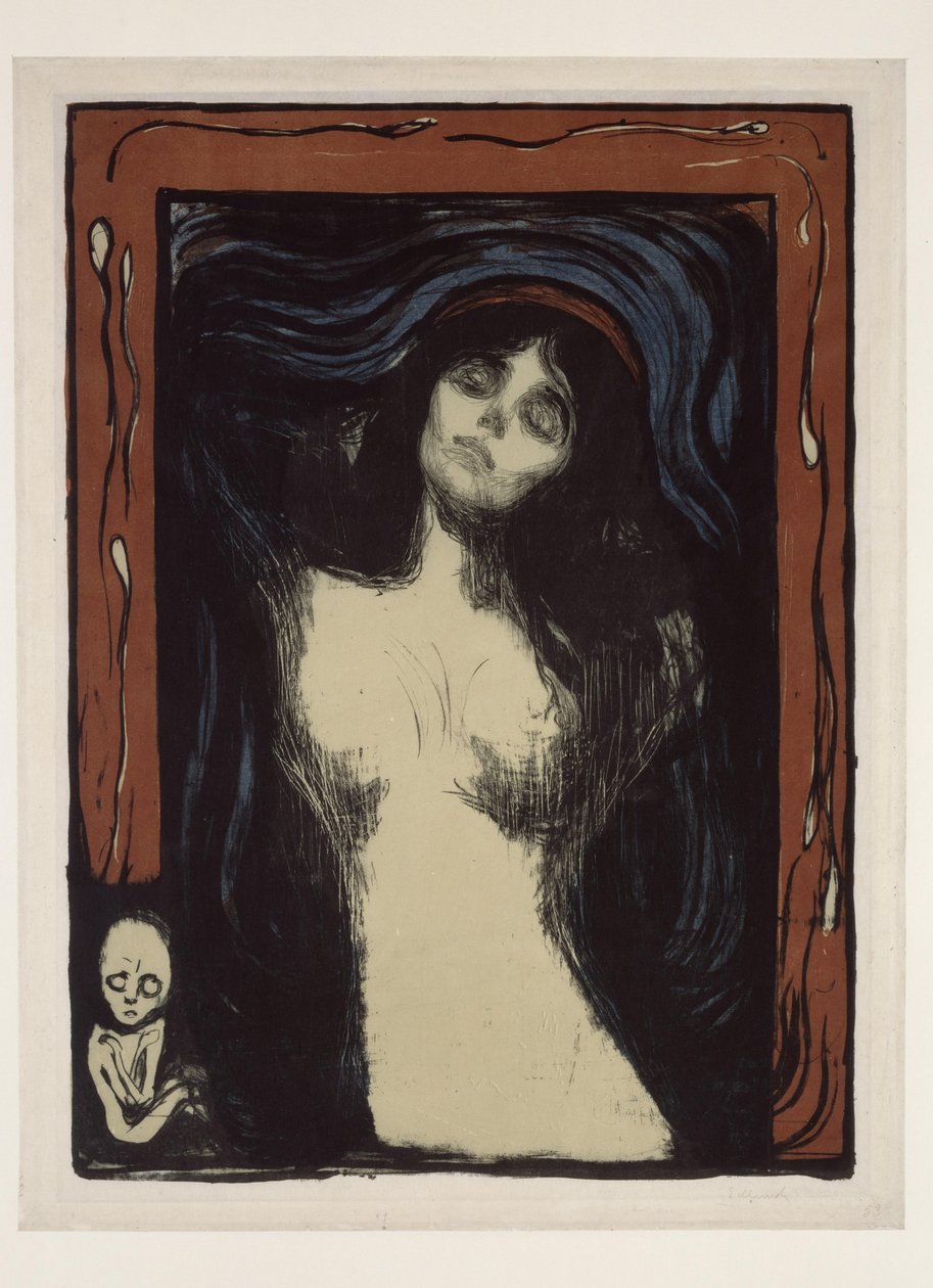 Madonna (Donna amorevole) da Edvard Munch