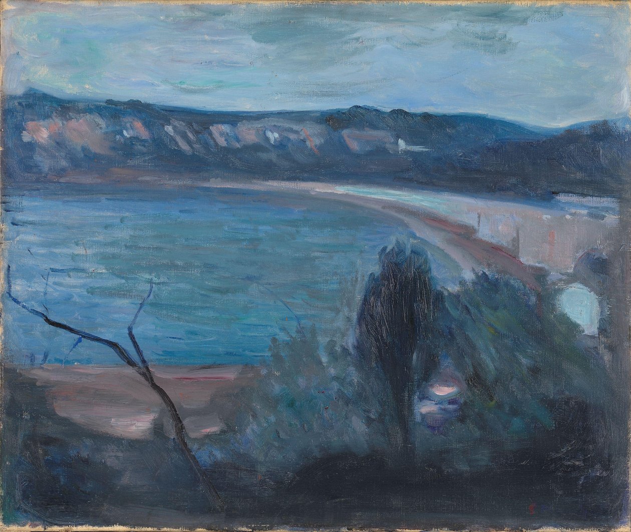 Chiaro di luna sul Mediterraneo da Edvard Munch