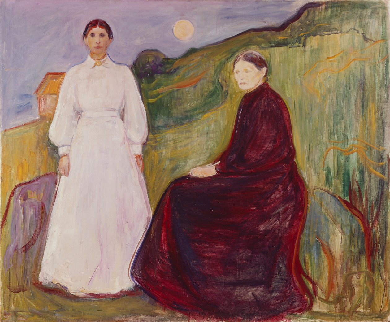 Madre e figlia da Edvard Munch