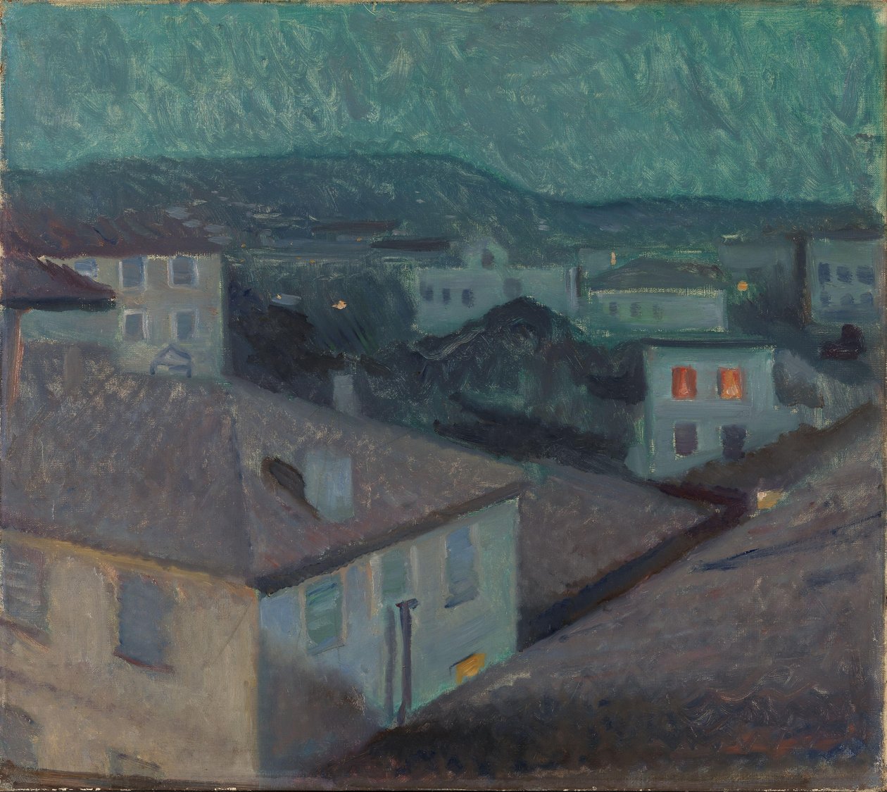 Notte a Nizza da Edvard Munch