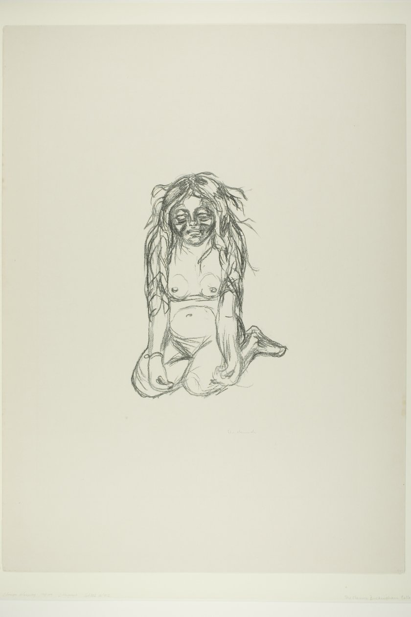 Omega piangente da Edvard Munch