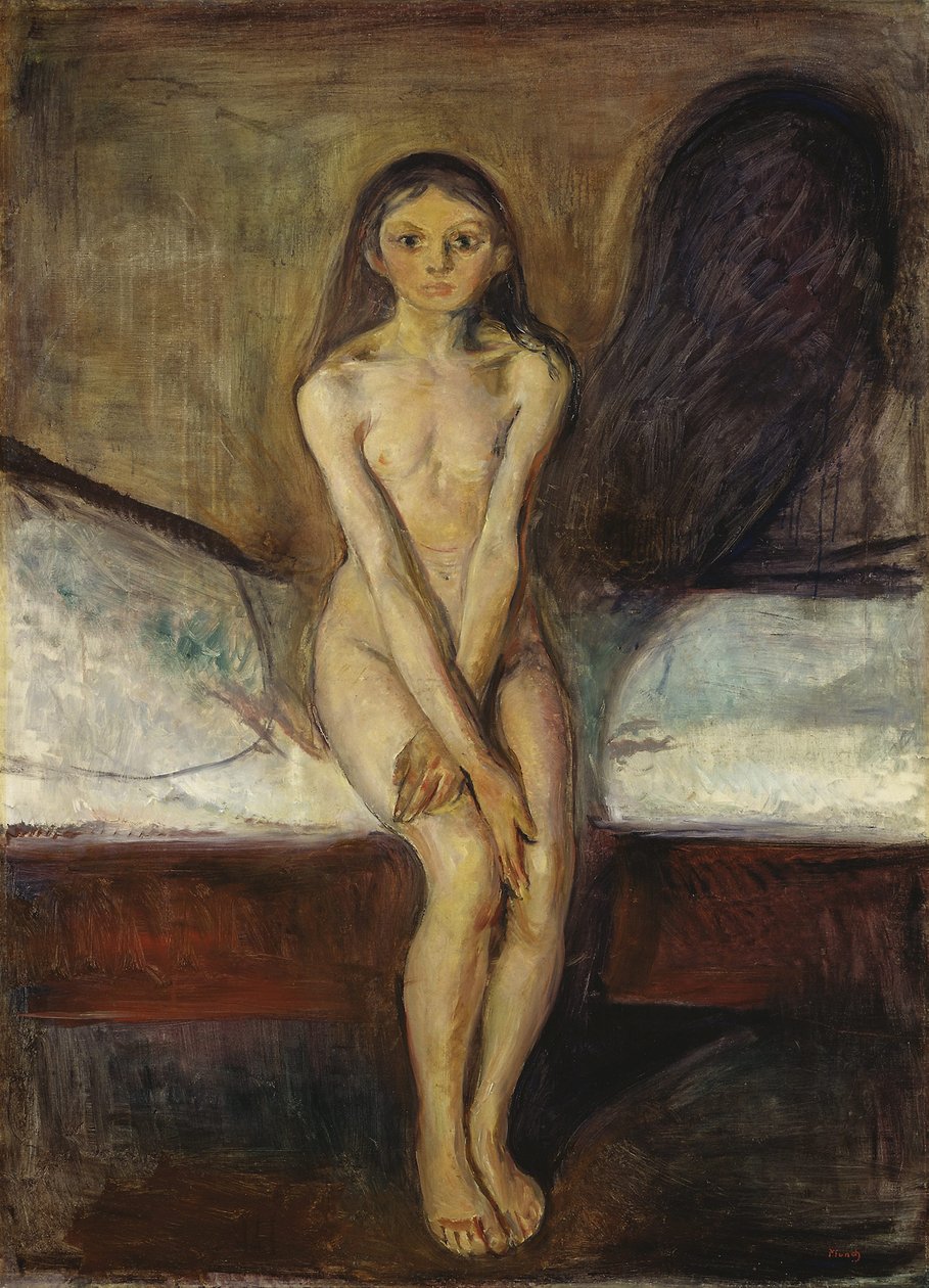 Pubertà da Edvard Munch
