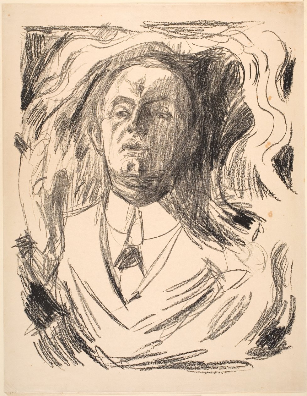 Autoritratto con sigaretta da Edvard Munch