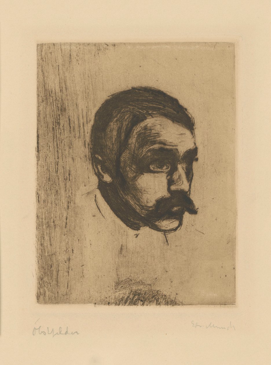 Sigbjørn Obstfelder da Edvard Munch