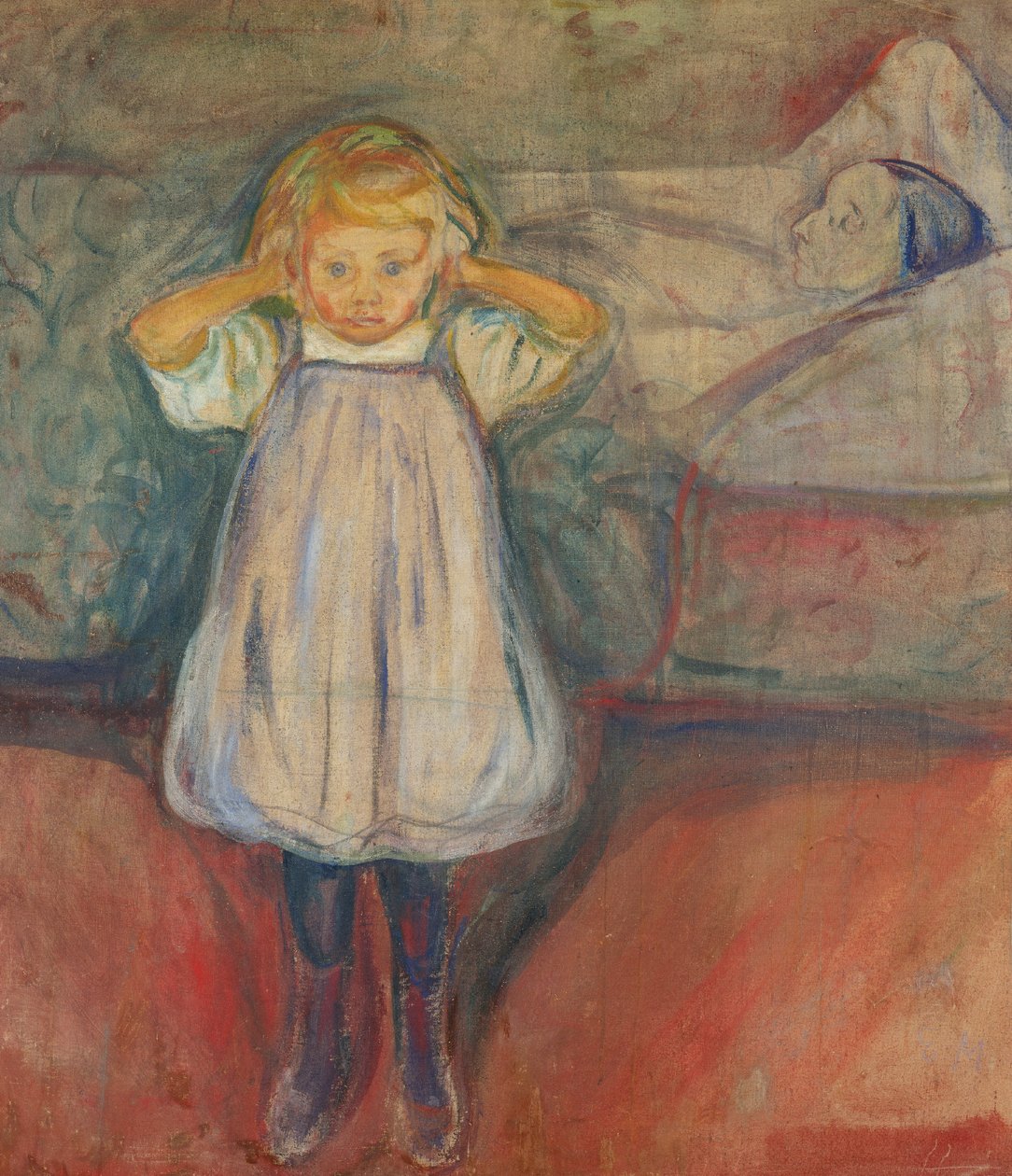 Il bambino e la morte da Edvard Munch