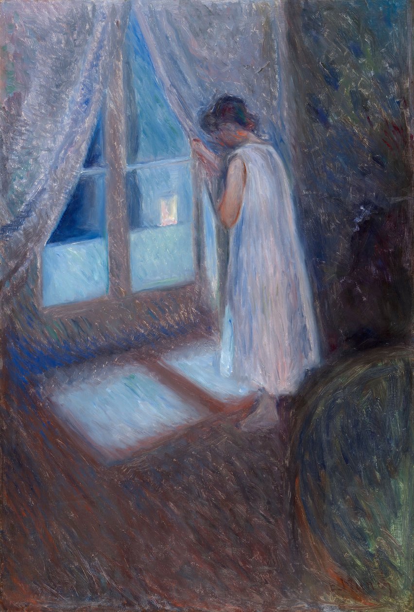 La Ragazza alla Finestra da Edvard Munch