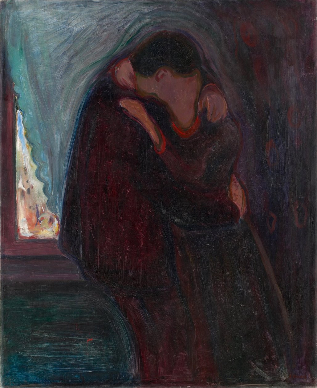 Il bacio da Edvard Munch