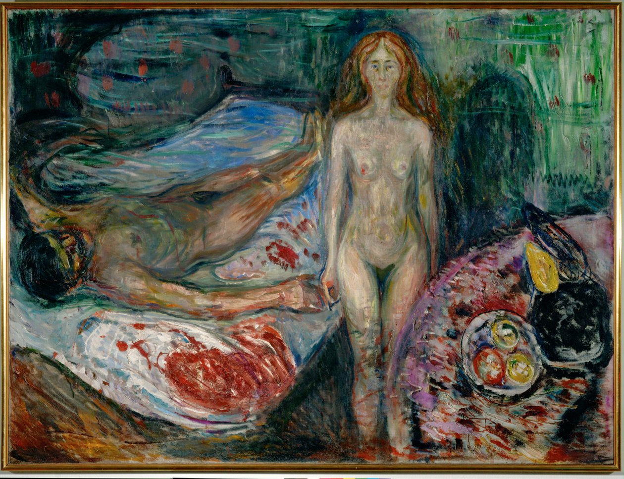 La morte di Marat da Edvard Munch