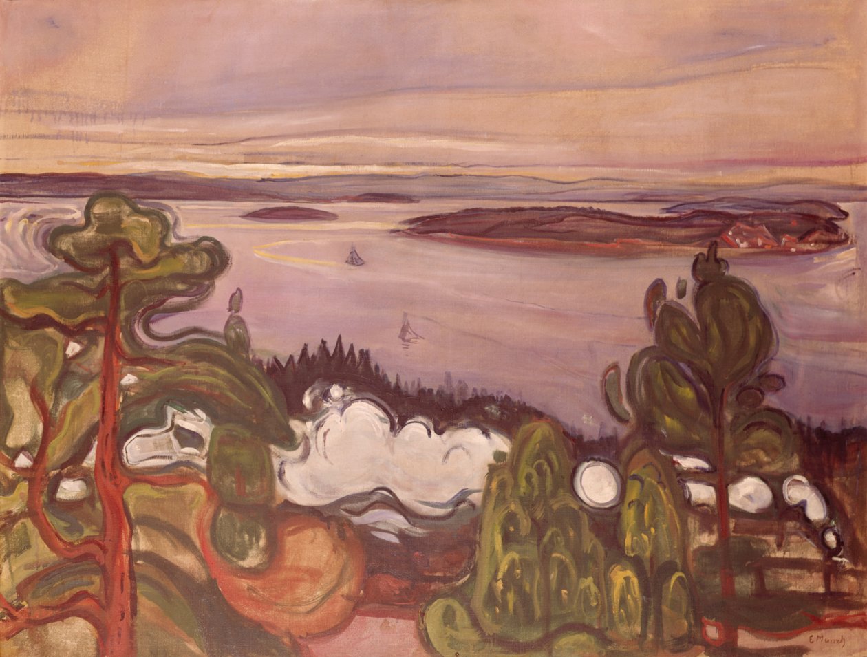 Fumo di treno da Edvard Munch