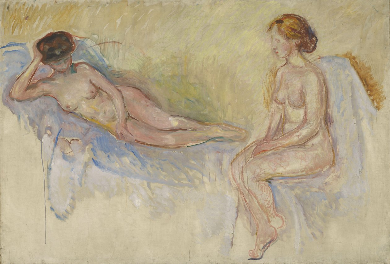Due nudi, c.1902-3 da Edvard Munch