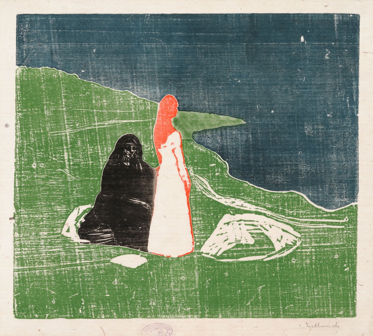 Due donne sulla riva; Donne sulla spiaggia da Edvard Munch